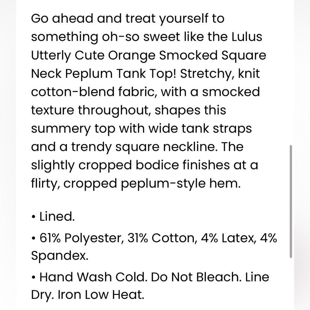 Orange Ruffle Hem Top - Picture 3 of 4